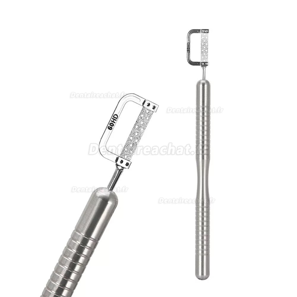 Kit de réduction interproximale dentaire (pièce à main IPR + poignée IPR + jauge IPR)