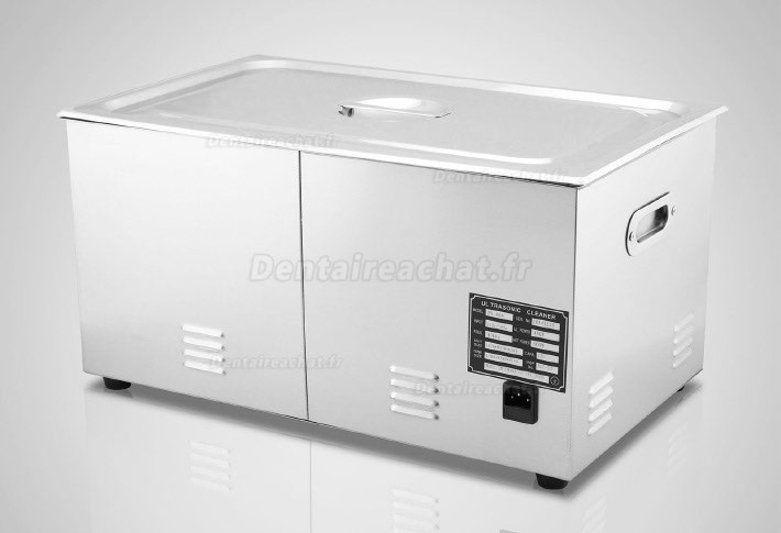 22L Nettoyeur à ultrasons acier inoxydable JPS-80A avec fonction de chauffage et minuteur