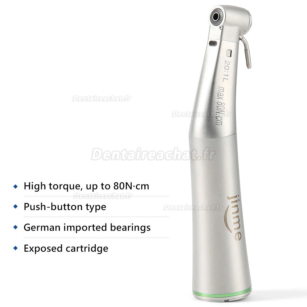 Pi&egrave;ce &agrave; main d'implant &agrave; contre-angle 20:1 &agrave; fibre optique LED Jinme W201L