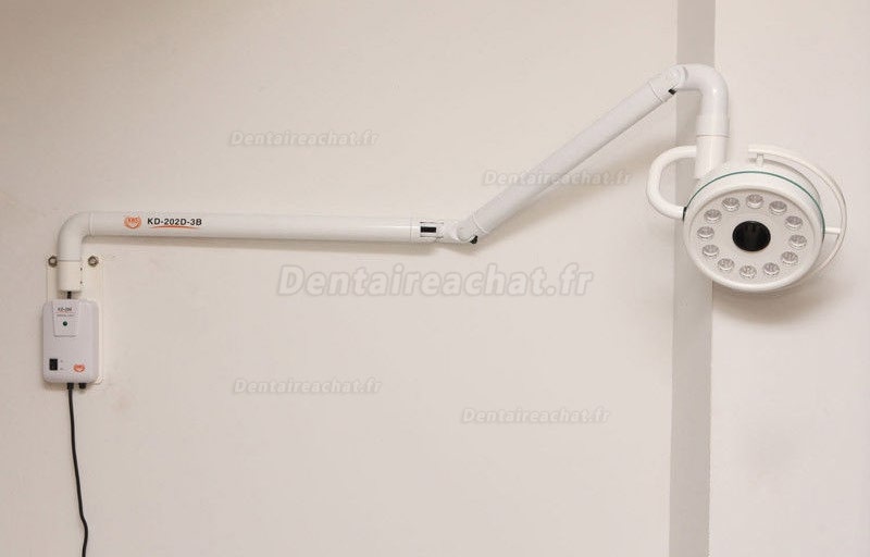 KWS® KD-202D-3B 36W Lampe Opérationnelle LED Scialytique Dentaire (Modèle Murale)