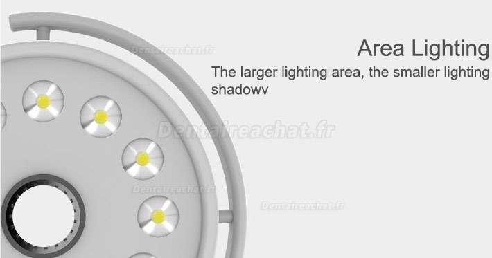 KWS® KD-202D-3B 36W Lampe Opérationnelle LED Scialytique Dentaire (Modèle Murale)