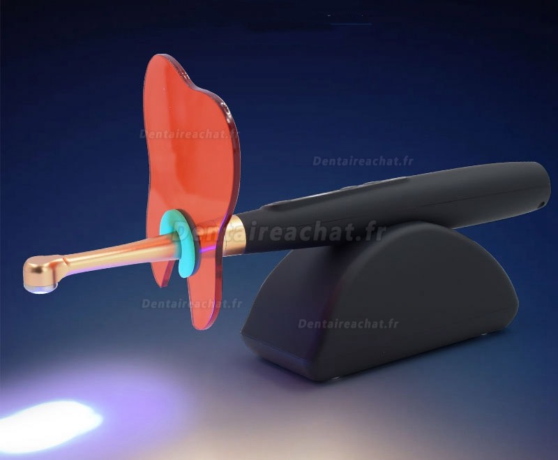 Lampe à polymériser LED dentaire 6 modes 1800 MW/CM2 avec détecteur de caries