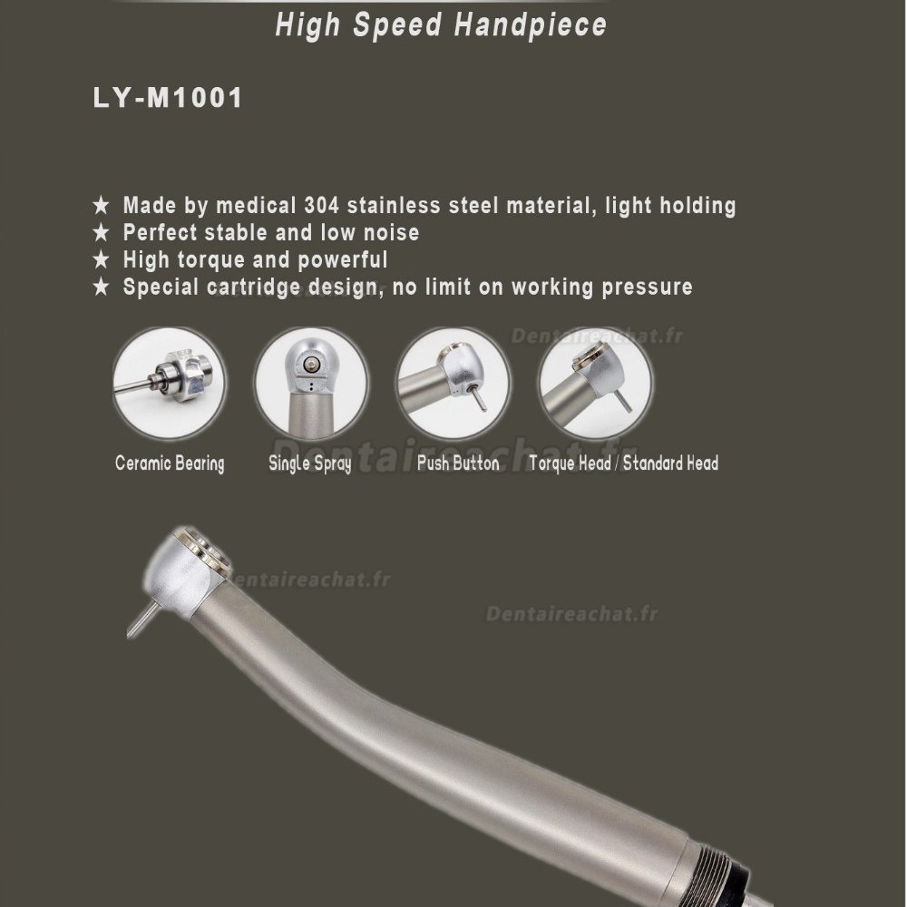 LY LY-H606 Pièce à main de turbine dentaire sans limite de pression d'air
