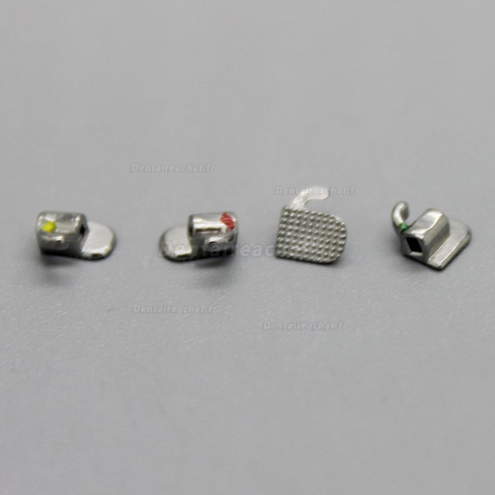 Orthodontie dentaire Tubes buccaux collables sans nickel Mini MBT Emplacement 022 2ème molaire