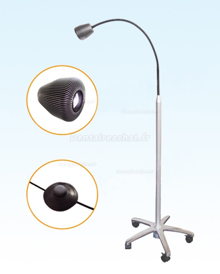 Micare® JD1300L Lampe d'examen dentiste/Lampe de diagnostic commandé par pied