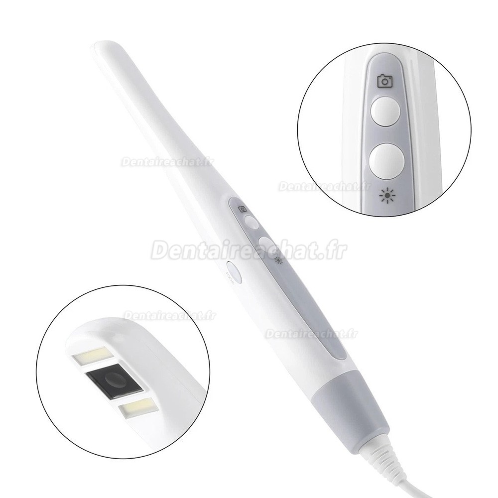 Cam&eacute;ra intra-orale dentaire MLG CF686B 4K HD USB, capteur 1/2,8 pouce