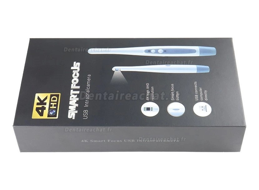 Cam&eacute;ra intra-orale dentaire MLG CF686B 4K HD USB, capteur 1/2,8 pouce