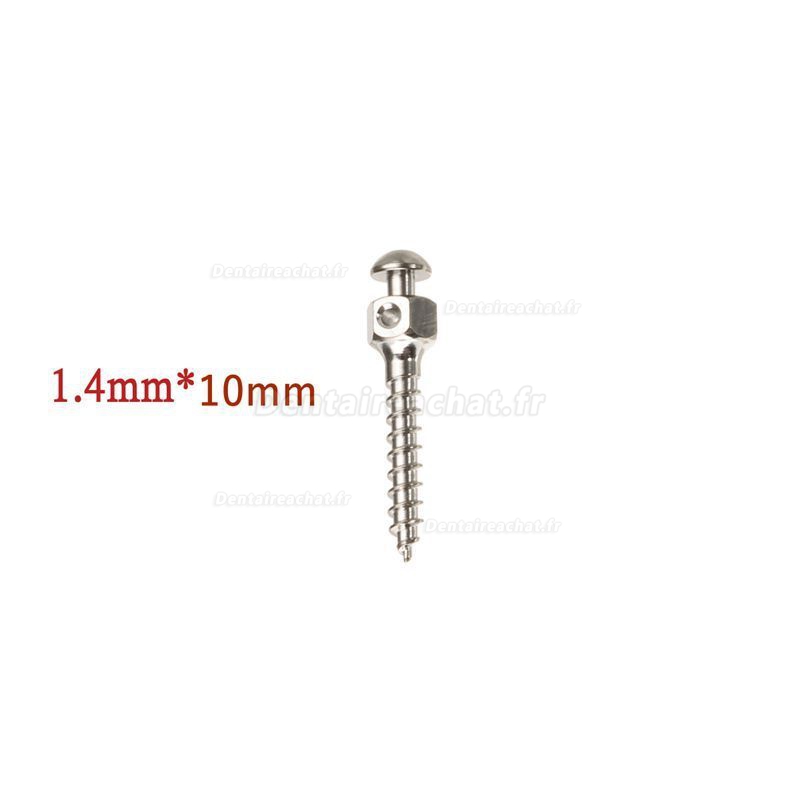 Auto-foreur Filetage Orthodontie dentaire Micro Implants Vis titane Mini vis