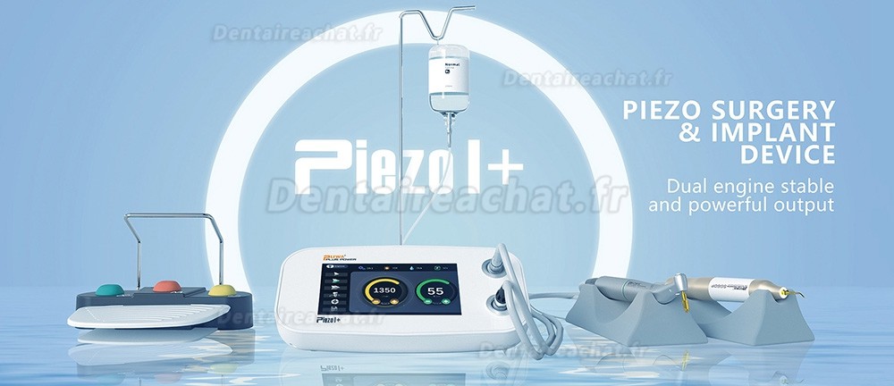 Kit PlusPower PiezoI+ 2 en 1 avec Moteur piezo chirurgie dentaire et Moteur implants dentaires Kit PlusPower PiezoI+ 2 en 1 avec Moteur piezo chirurgie dentaire et Moteur implants dentaires