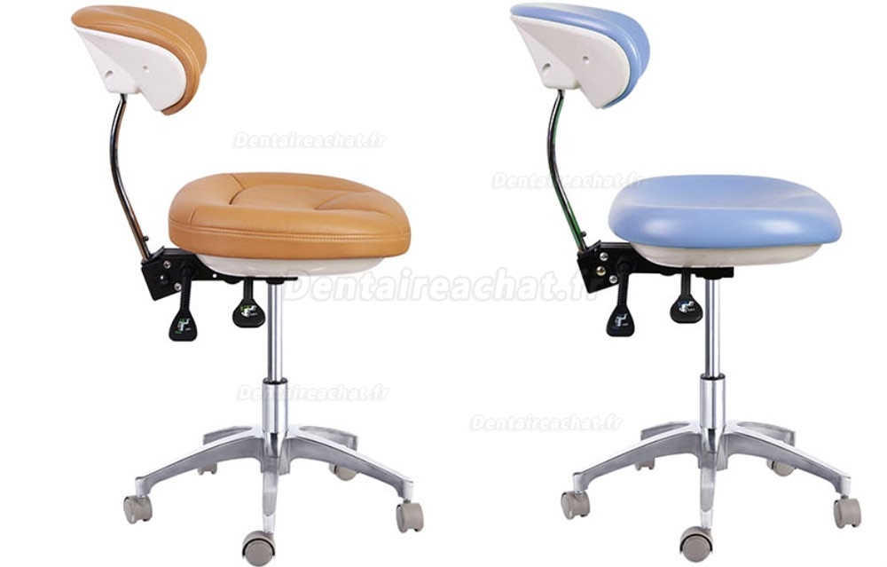 QY® QY-600-1 tabouret ergonomique dentiste avec dossier