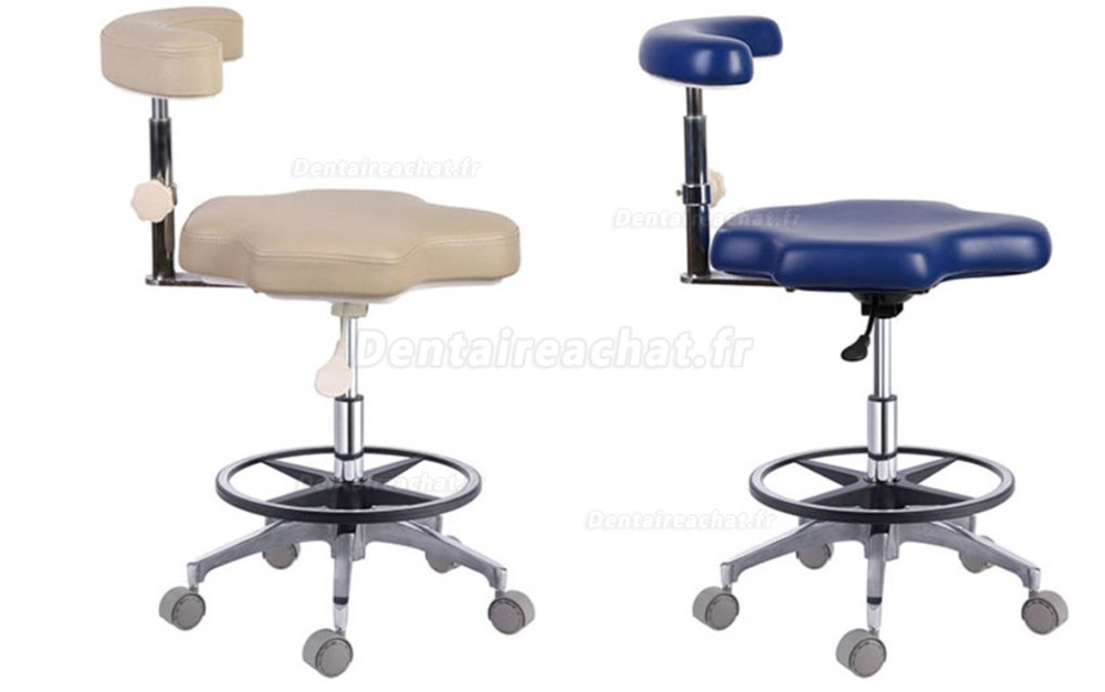 QY® QY-90B Tabourets operateur dentiste avec repose-bras + repose pied