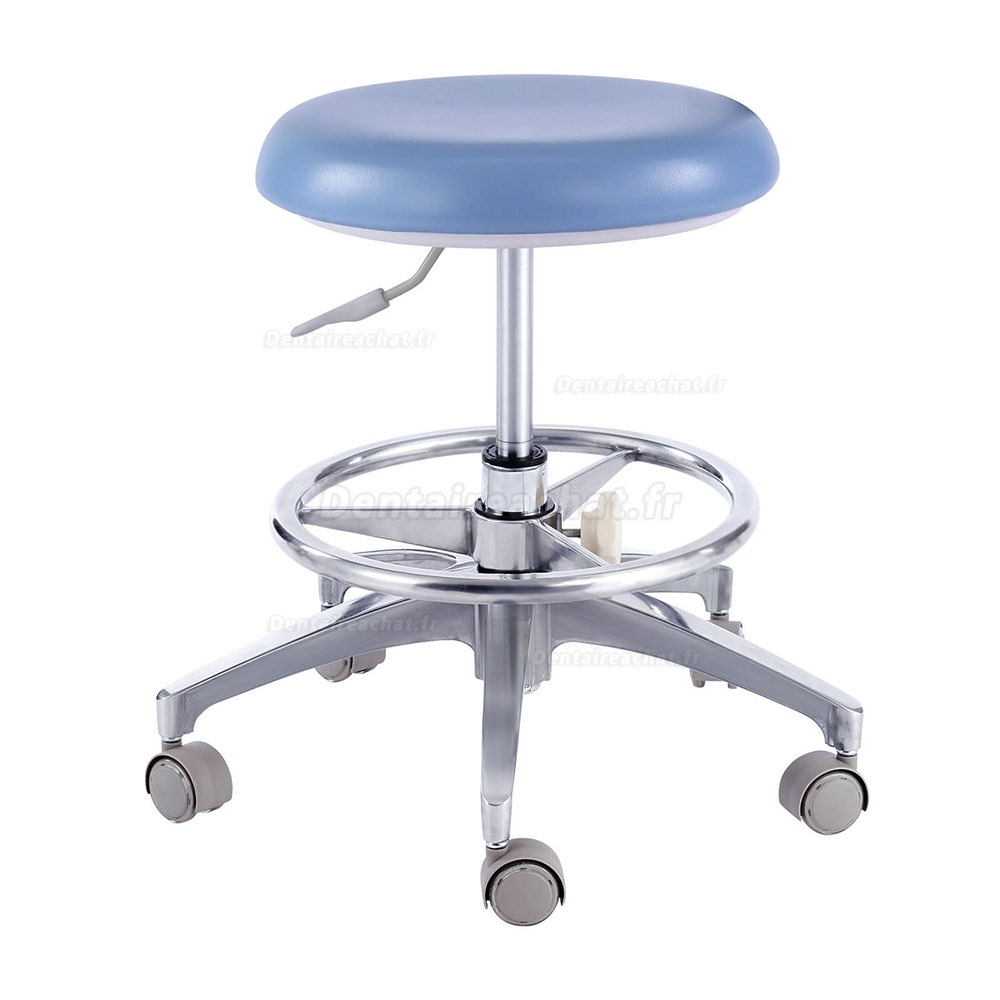 QY® QY-D-90E Tabouret rond operateur dentiste avec repose pied