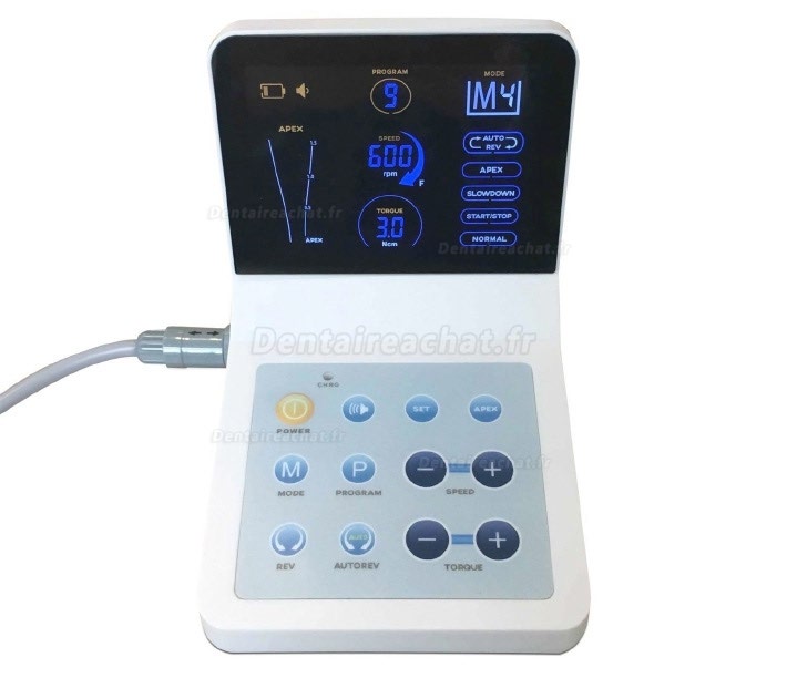 Moteur endodontie dentaire R-Smart+ avce localisateur d'apex