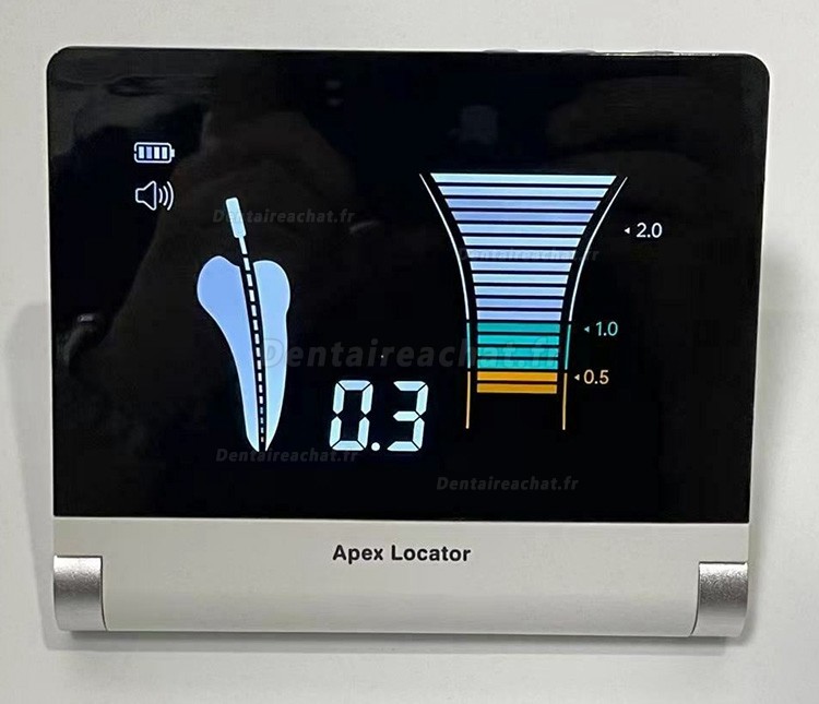 Localisateur d'apex dentaire pliable Refin A7 avec écran LCD de 5,1" et interface de type C 2 en 1