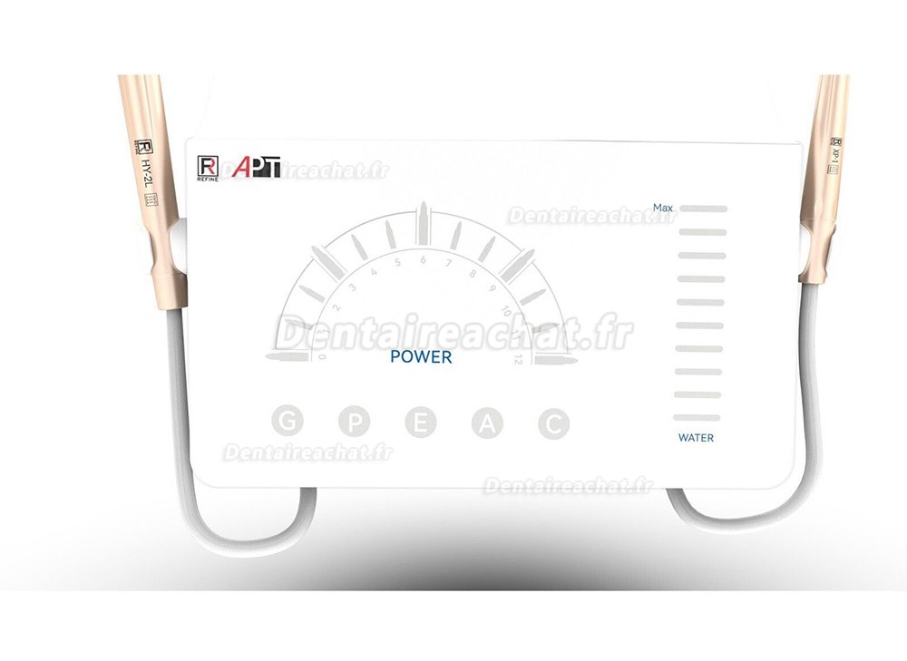 Refine APT 2 en 1 Détartreur ultrasonique dentaire et aéropolisseur dentaire compatible avec EMS Prophylaxis Master