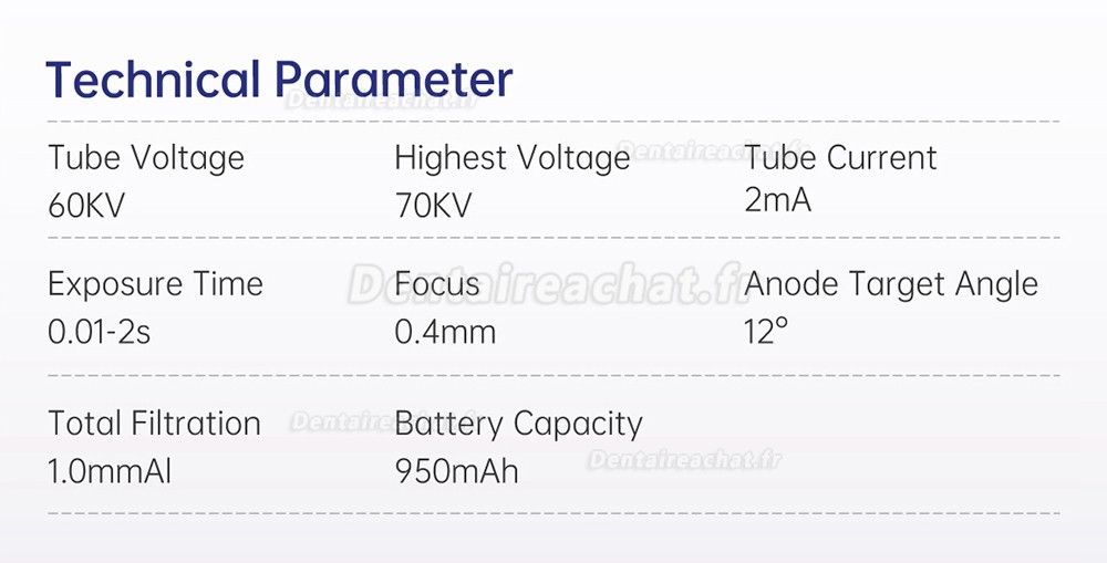 Refine® VeRay appareil radiologie dentaire générateur pour radiographie dentaire