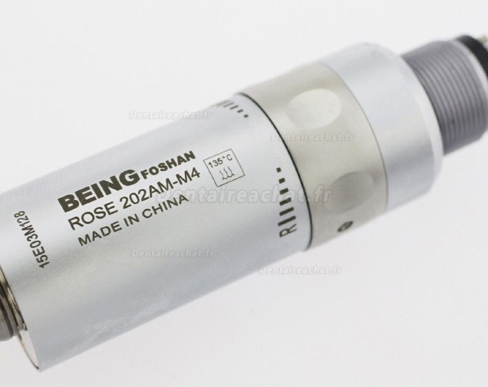 Being® Rose 202AM-B micromoteurs pneumatique 4/6 trou spray interne avec lumiere