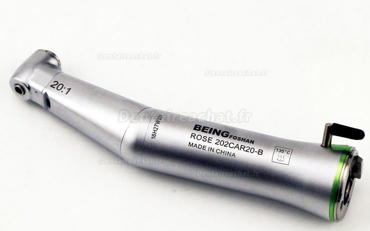 Being® Rose 202CAR20-B Contre-angle implant 20:1 spray interne avec lumiere fraise Ø2.35mm