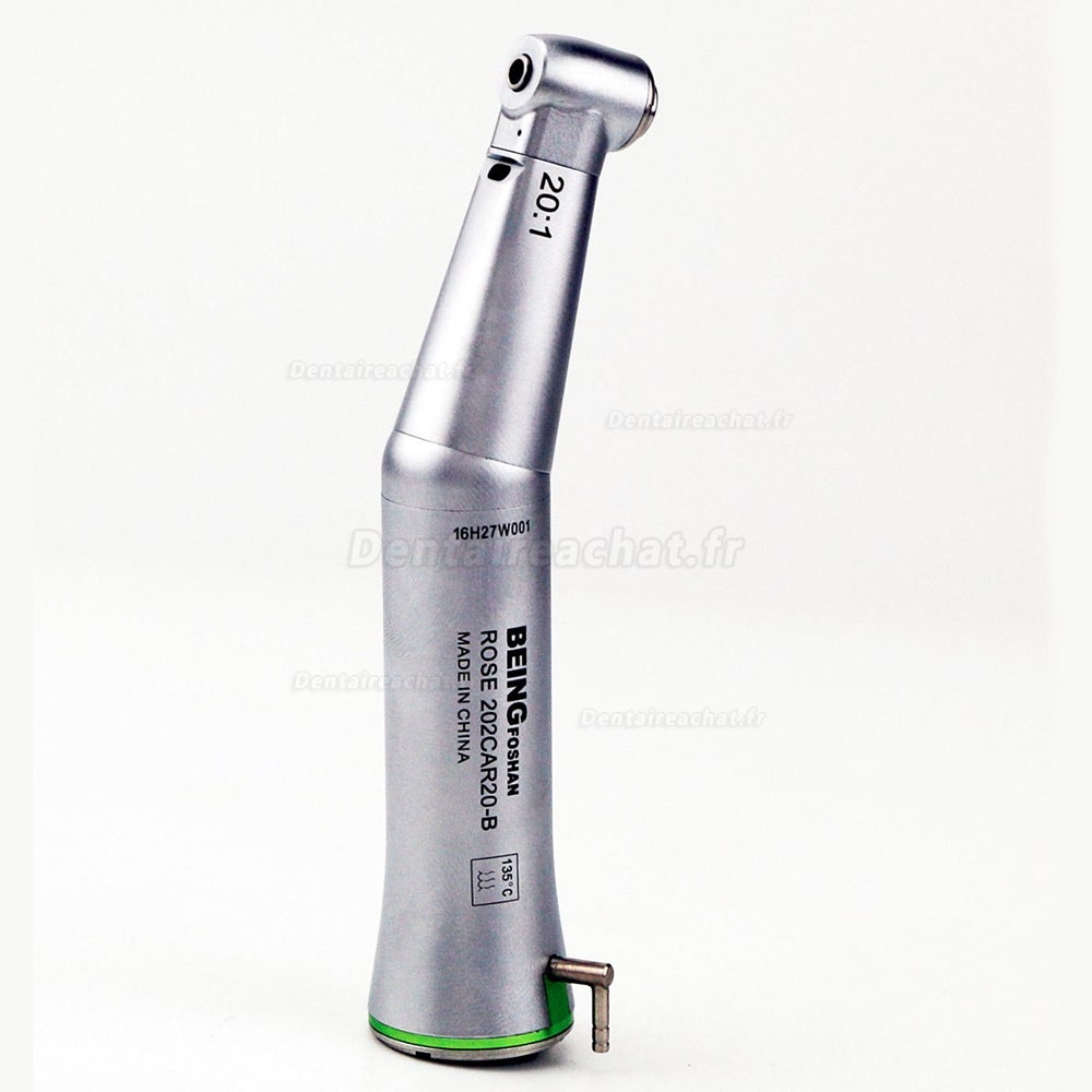 Being® Rose 202CAR20-B Contre-angle implant 20:1 spray interne avec lumiere fraise Ø2.35mm