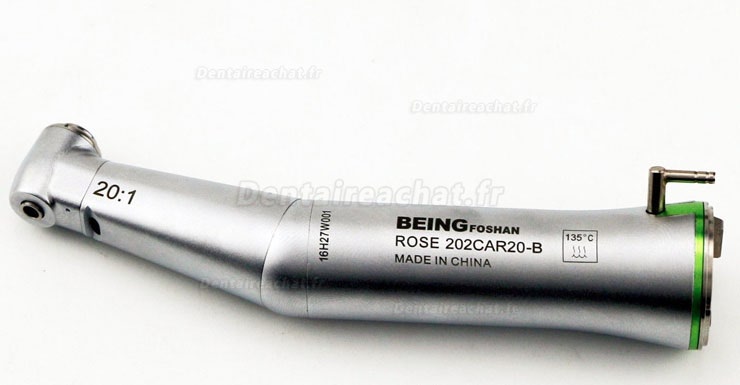 Being® Rose 202CAR20-B Contre-angle implant 20:1 spray interne avec lumiere fraise Ø2.35mm