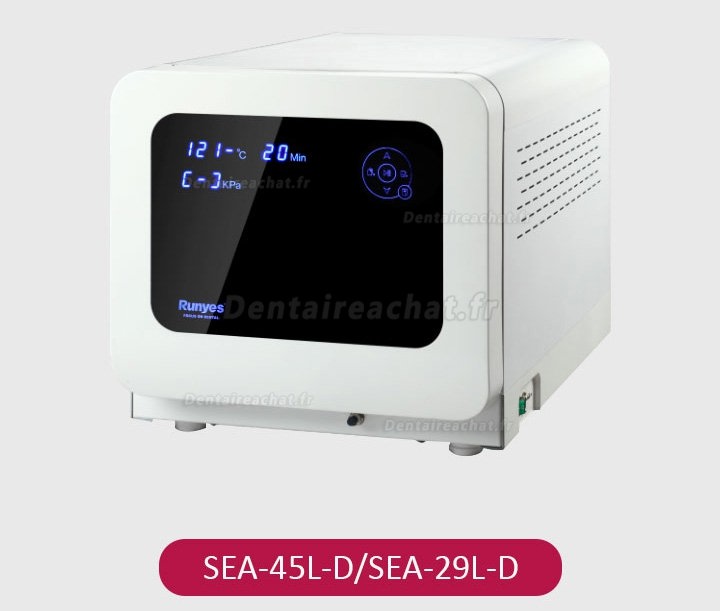 Runyes SEA29/45L Écran Tactile Autoclave stérilisateur Dentaire Class B 29-45L