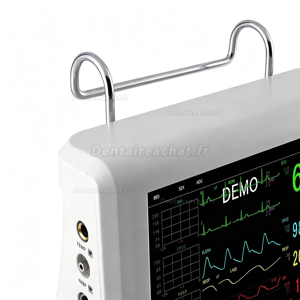 Moniteur patient multiparamétrique SINNOR SNP9000L-D 8 pouces, 6 paramètres (ECG, PNI, RESP, TEMP, SpO2, FC) Moniteur patient multiparamétrique SINNOR SNP9000L-D 8 pouces, 6 paramètres (ECG, PNI, RESP, TEMP, SpO2, FC)