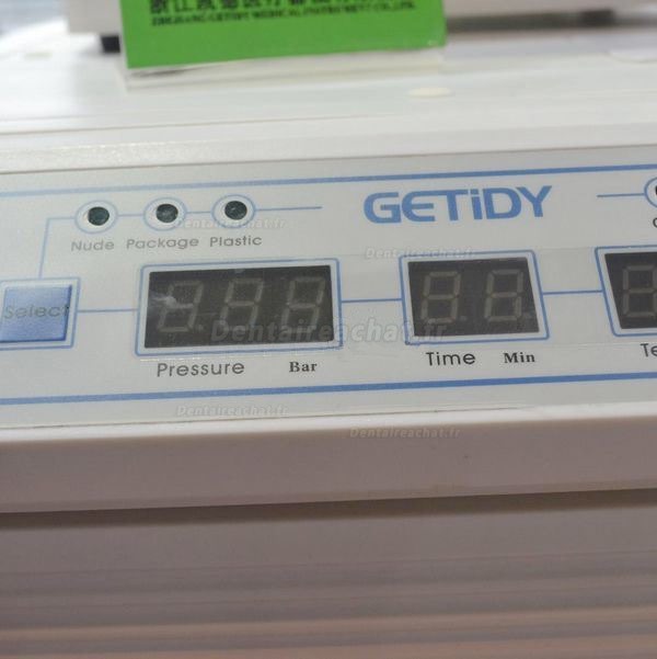 Getidy® SJY-8 sterilisateur autoclave classe b dentaire 8L