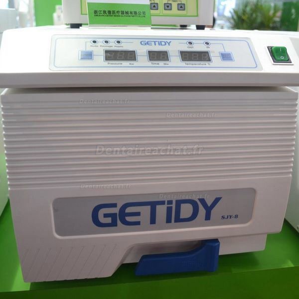 Getidy® SJY-8 sterilisateur autoclave classe b dentaire 8L