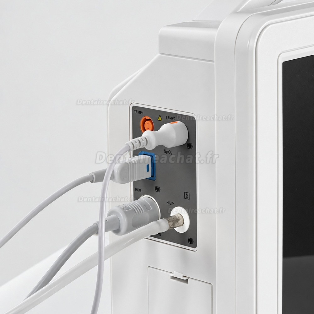Moniteur patient SINNOR SNP9000N 12 pouces, 6 param&egrave;tres (ECG, RESP, TEMP, PNI, SpO2, FC)