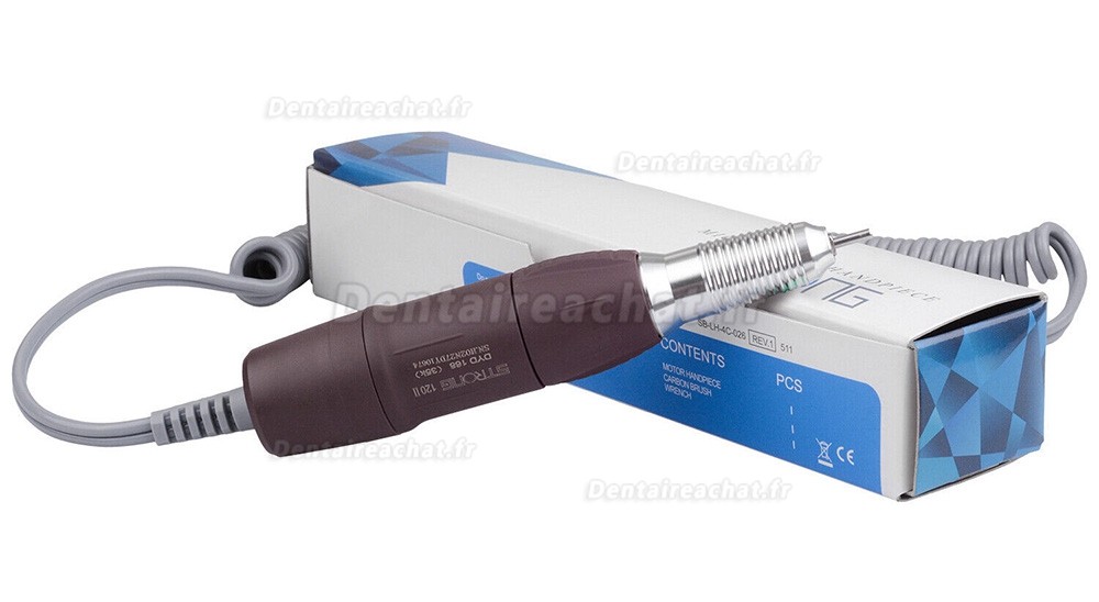 Pièce à main micromoteur laboratoire dentaire STRONG® 120, 35000 tr/min, 2.35mm