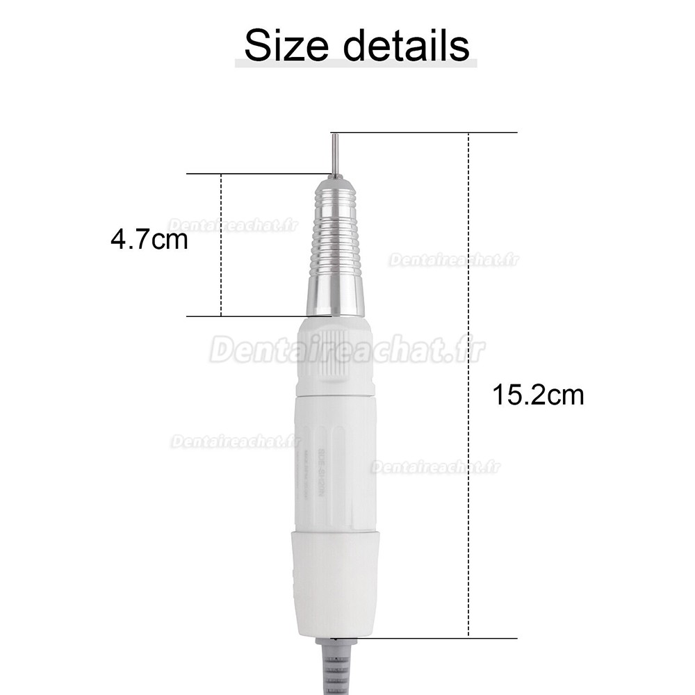 Pièce à main micromoteur laboratoire dentaire STRONG® SDE-SH20N, 30000 tr/min, 2.35mm