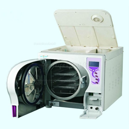 SUN® 23L Stérilisateur Autoclave de 3 vacuums pulsatoires avec imprimante et tank en haut