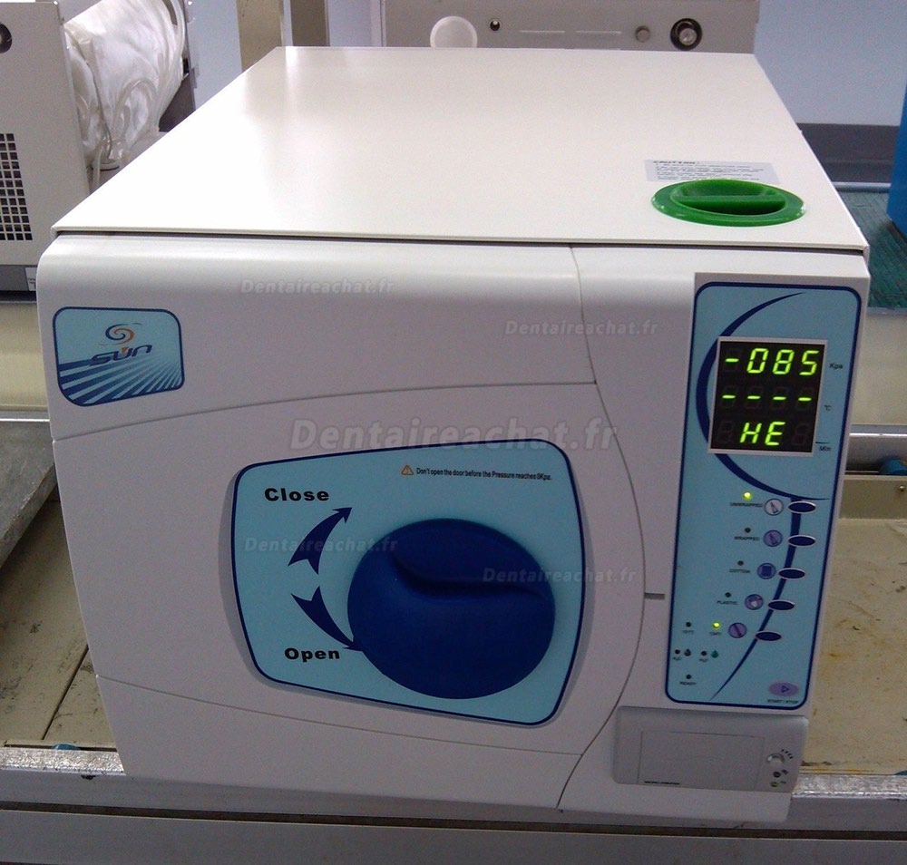 Sun® SUN-II-D Stérilisateur Autoclave dentaire Classe B 12-23L