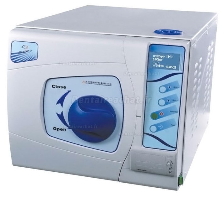 Sun® SUN-II-LD 18/23L autoclave classe b dentaire avec affichage lcd + imprimante