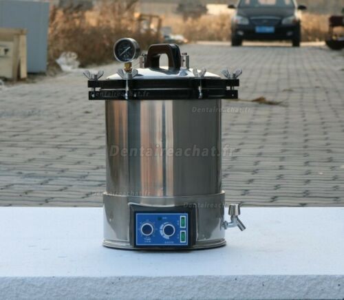 Autoclave de stérilisation en Pot Portable, 18l/24l, LCD, automatique,  haute température, à vapeur, outil médical