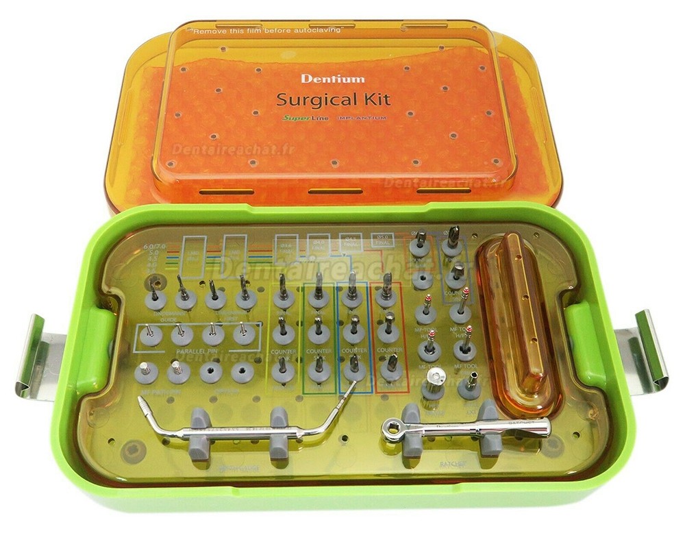 Dentium UXIF SuperLine Kit d'outils d'instruments de chirurgie implantaire