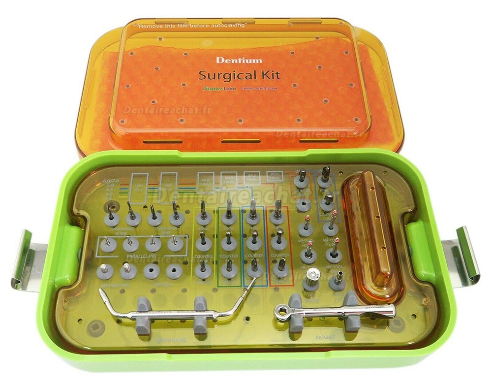 Dentium UXIF SuperLine Kit d'outils d'instruments de chirurgie implantaire