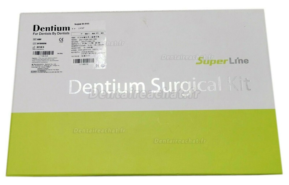 Dentium UXIF SuperLine Kit d'outils d'instruments de chirurgie implantaire