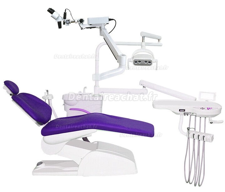 Microscope chirurgical dentaire 10X/15X/20X avec lumière LED (pour fauteuil dentaire)