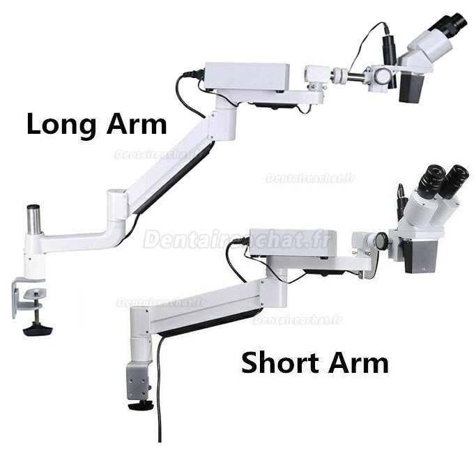 Microscope opératoire chirurgical dentaire 10X/15X/20X (pour bureau de table)