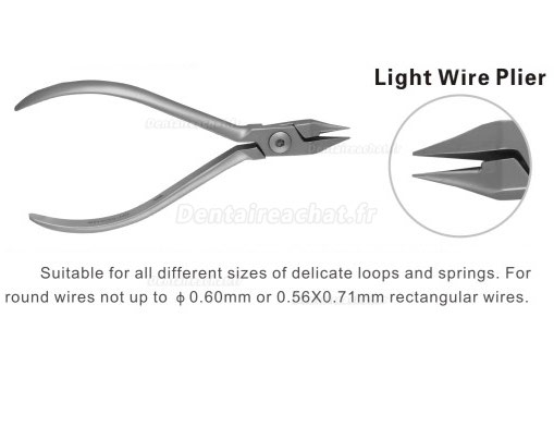 Pince d’orthodontie à plier fil fin 601-102