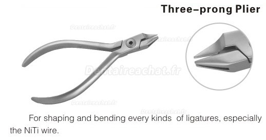 Pince orthodontique 615-201 (Pour façonner et plier toutes sortes de ligatures, en particulier le fil niti)