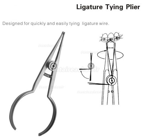 Pince orthodontique 630-101 (pince la plus prisée pour procéder à des ligatures avec du fil inoxydabl)