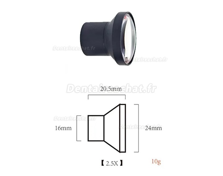 Loupes dentaires TTL Micare 21NM 2.5X/3.0X/3.5X, loupes binoculaires médicales de type galiléennes