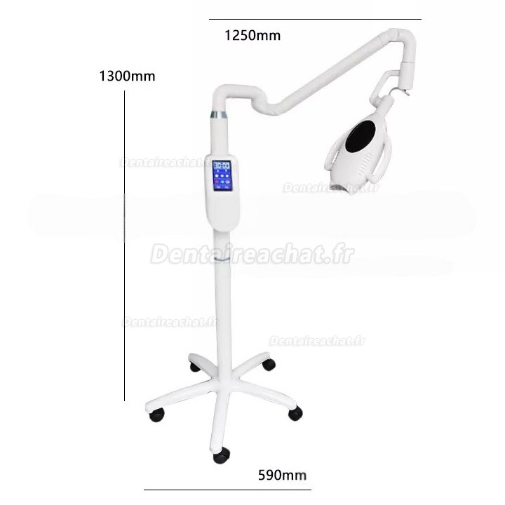 Lampe blanchiment dentaire professionnel à écran tactile 60 W(Éclairage tricolore / monochrome)