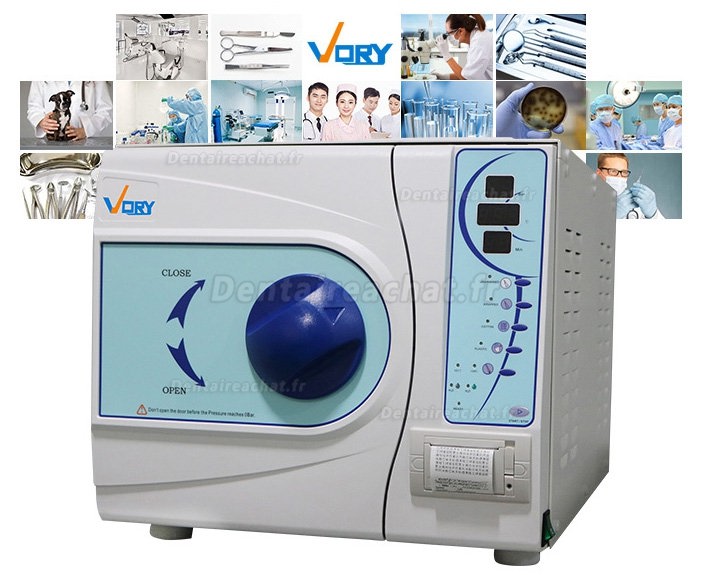 VORY VORY-II 12L-23L Sterilisateur Autoclave Dentaire Class B + Imprimante