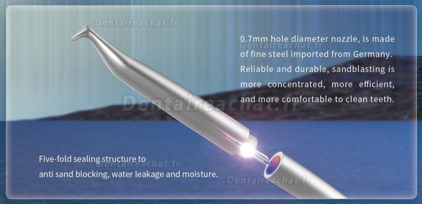 VRN® DQ-80 Aéropolisseur dentaire et détartreur à ultrasons 2 en 1