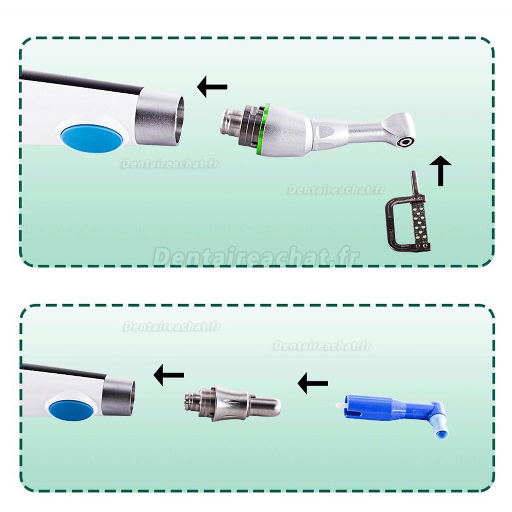 Pièce à main 2 en 1 Westcode Kit réduction interproximale (Kit IPR) + Kit prophylaxie