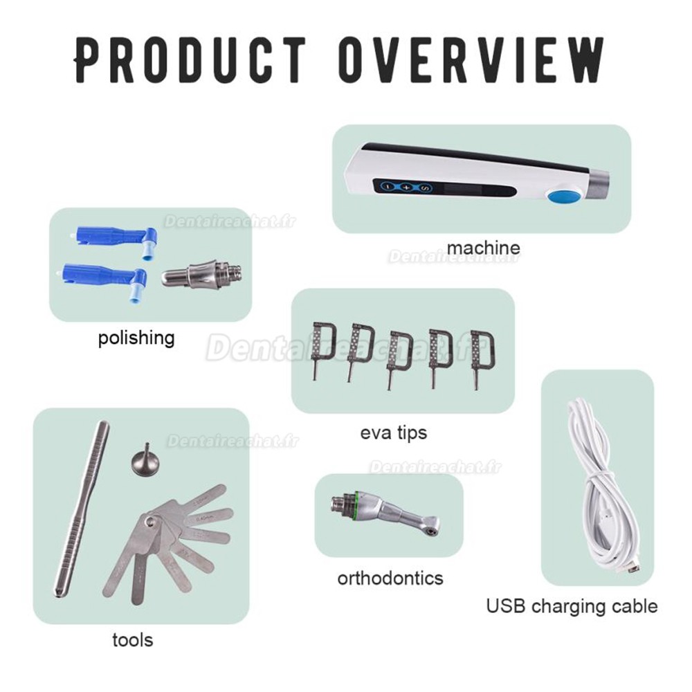 Pièce à main 2 en 1 Westcode Kit réduction interproximale (Kit IPR) + Kit prophylaxie