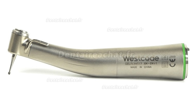 Contre-angle bague verte de chirurgie implantaire dentaire 20:1 Westcode XM-EW01 avec fibre optique